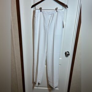 Grace Dane Lewis Women’s Elegant White Trousers - Size 10 NWT NOS
